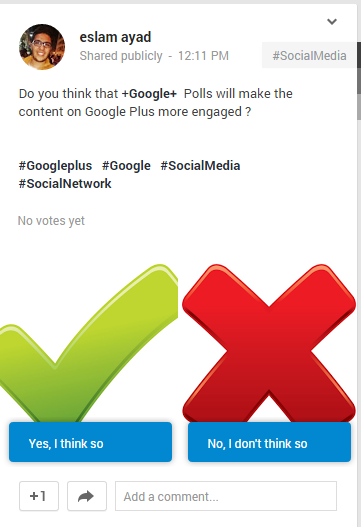 Go to Google+ and share your opinion ;)